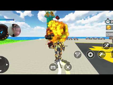 Robot Car Drone Transform: Robot Car Games | Android Gameplay