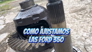 ASÍ se AJUSTA un DIFERENCIAL para FORD 350