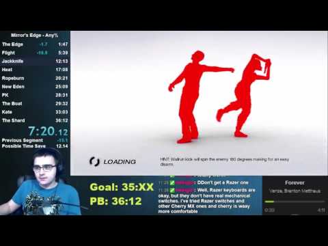 Mirror's Edge / Any% Speedrun / PB = 35:19