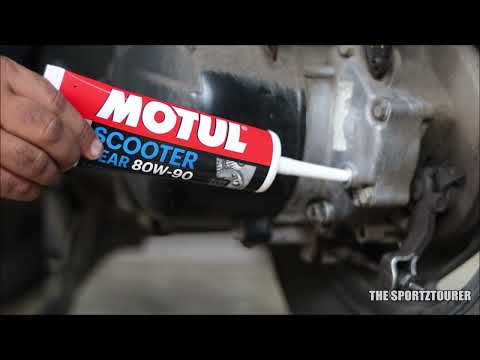 HOW & WHEN TO DO GEAR OIL CHANGE IN SCOOTER ENGINE & TRANSMISSION OIL CHANGE HONDA ACTIVA MOTUL