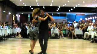 Noelia Hurtado y Carlos Espinoza.