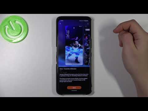 Change of themes on Asus ROG Phone 5s | Process of setting themes on Asus ROG Phone 5s