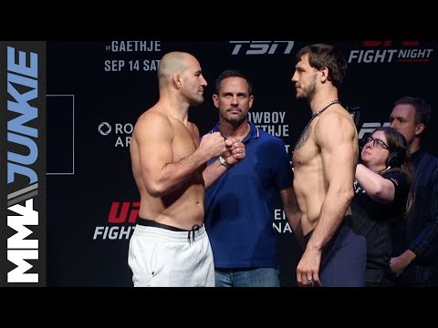 UFC Vancouver ceremonial faceoffs