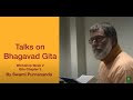 Week 2 Bhagavad Gita Talks For VHCCI 2012 Swami Purnananda