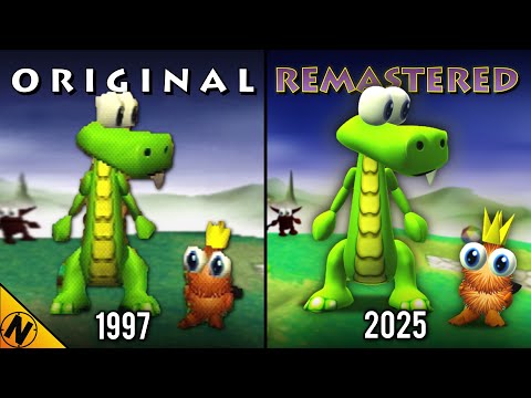 Croc: Legend of the Gobbos Remaster vs Original | Direct Comparison