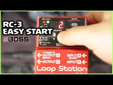 Boss RC-3 loop station Tutorial | review