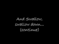 Blindside - Swallow (With Lyrics)