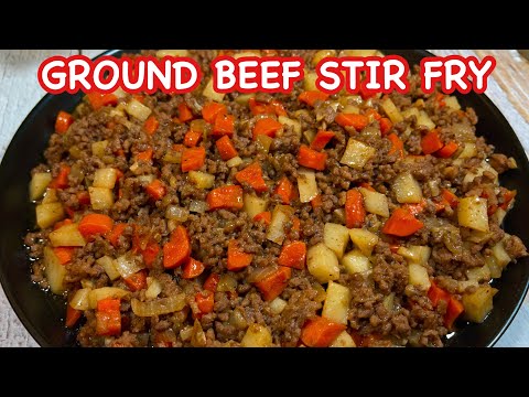 GROUND BEEF STIR FRY in OYSTER SAUCE | Beef Giniling in OSYTER SAUCE | Pinoy Simple Cooking