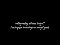 Mae - Crazy 8s (lyrics on screen)