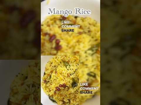 Mango Rice Recipe || Mango Garlic Rice #ytshorts #food #indianfood #cooking #shortsfeed #ricerecipe