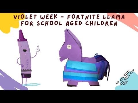 Violet Week - Fortnite Llama for School Aged Children
