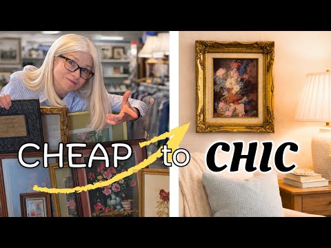 I Bought the Ugliest Thrift Store Art: 15 DIY Transformations!