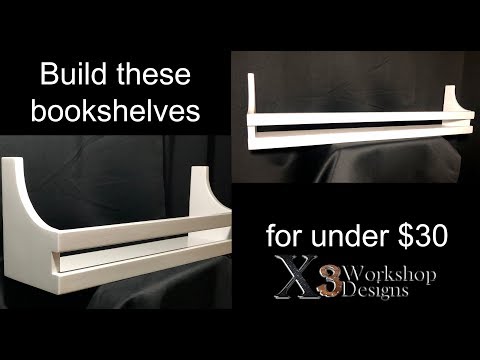 X3WD - Wall Mounted Book Shelf