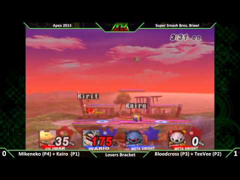 Apex 2013 - Mikeneko + Kairo vs Bloodcross + TeeVee - SSBB