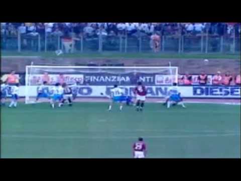 Serie A 2001-2002, day 08 Roma - Lecce 5-1 (2 Totti, Samuel, Chevanton, Candela, Batistuta)