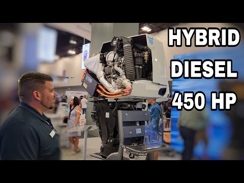 WHY Oxe Diesel HYBRID Outboard 450 HP Electric Outboard Engine