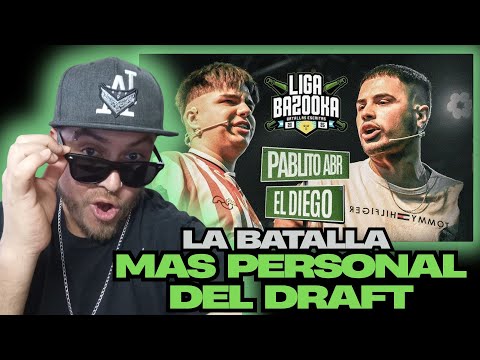 Reacción Liga Bazooka - DRAFT3 - PABLITO ABR vs EL DIEGO - La batalla mas personal del draft
