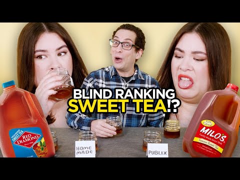 Southerners blind taste test sweet teas