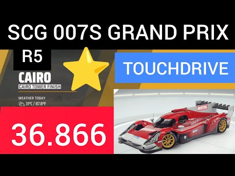 Asphalt 9 | TOUCHDRIVE | SCG 007S - GRAND PRIX | R5-36.866 // CAIRO // TOWER FINISH | 1⭐