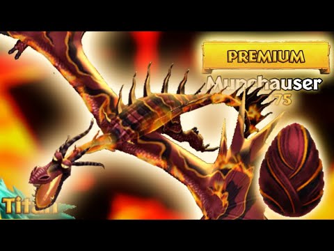 Munchauser — New Premium Monstrous Nightmare Max Level 175 Titan Mode | Dragons: Rise of Berk