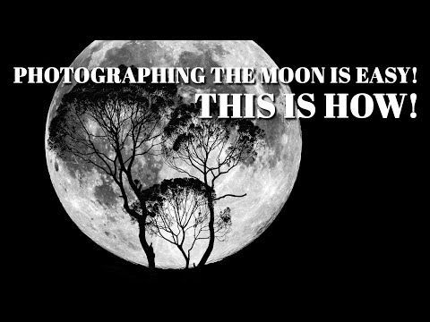 How to photograph the moon | Photographing the moon tutorial