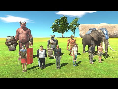 RANGED WEAPON UNITS VS FACTION - Animal Revolt Battle simulator