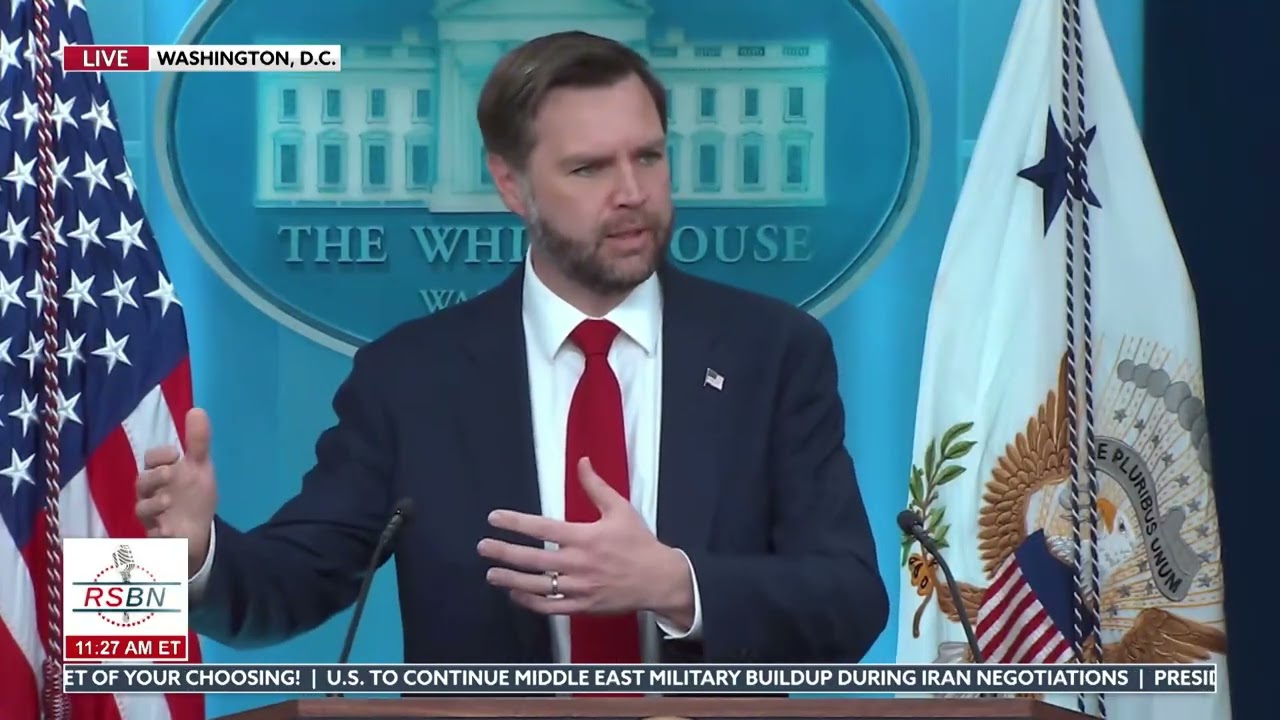 WATCH: VP Vance Delivers Key Iran Update at Press Briefing - 06/18/26