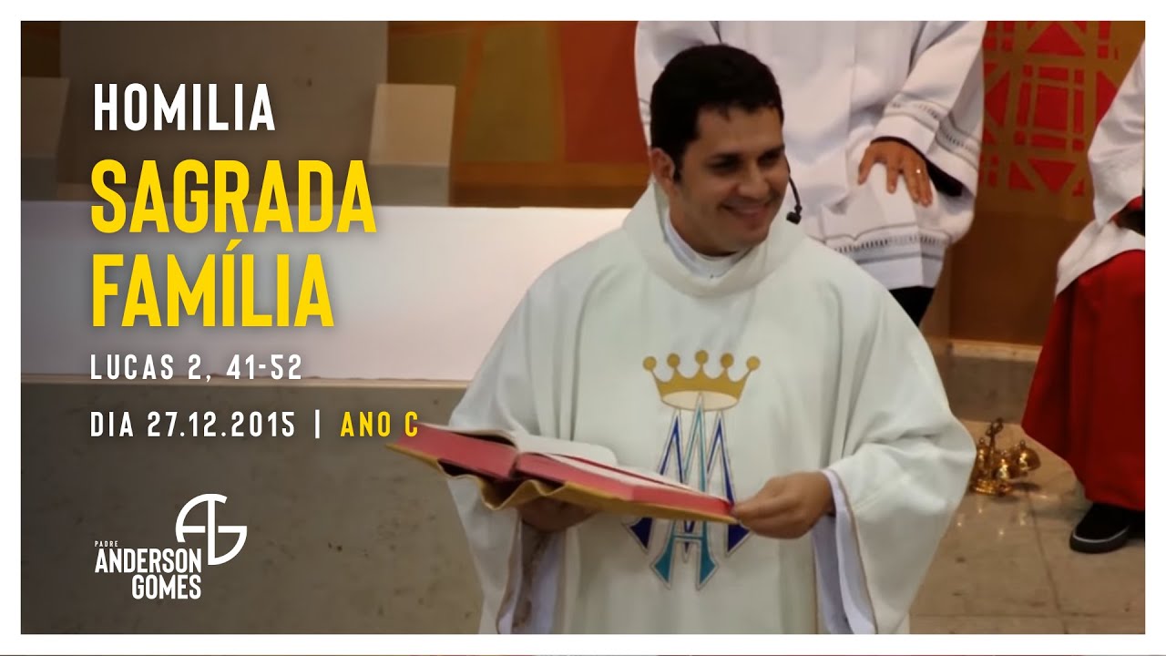 HOMILIA da Sagrada Família (Lc 2, 41-52/Ano C) - 27/12/2015