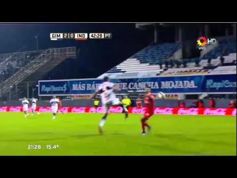 Gol de Meza - Doblete - Gimnasia LP 2 Vs 0 Independiente - Fecha 14 - Liga Argentina