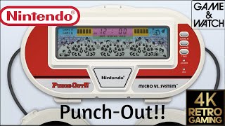 Punch Out Game & Watch 4k Gameplay