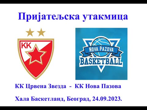 Prijateljska utakmica KK Crvena Zvezda - KK Nova Pazova