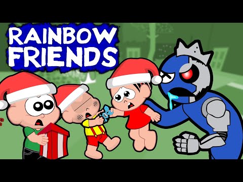 Cebolinha e Cascão em Especial de Natal Rainbow Friends