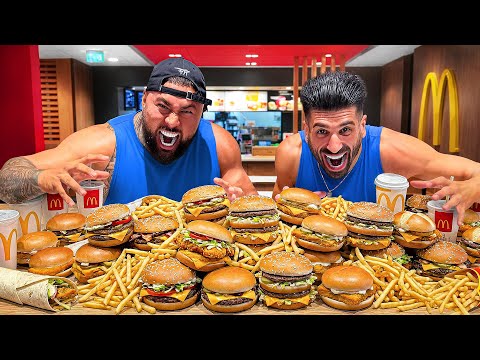 We Ordered the Entire McDonald's Menu! (30,000+ Calories)