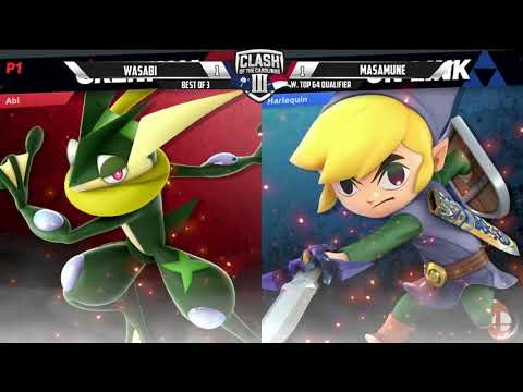 Clash of the Carolinas 3 - Wasabi(Greninja) VS Masamune(Wolf/Toon Link) - Pools W. Top 64 Qualifier