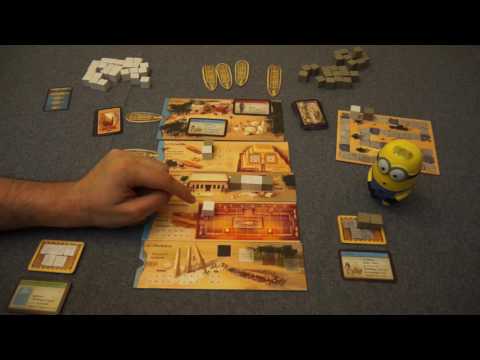 Imhotep - Baumeister Ägyptens (nominiert zum Spiel des Jahres 2016) Let's Play / Rezension (deutsch)