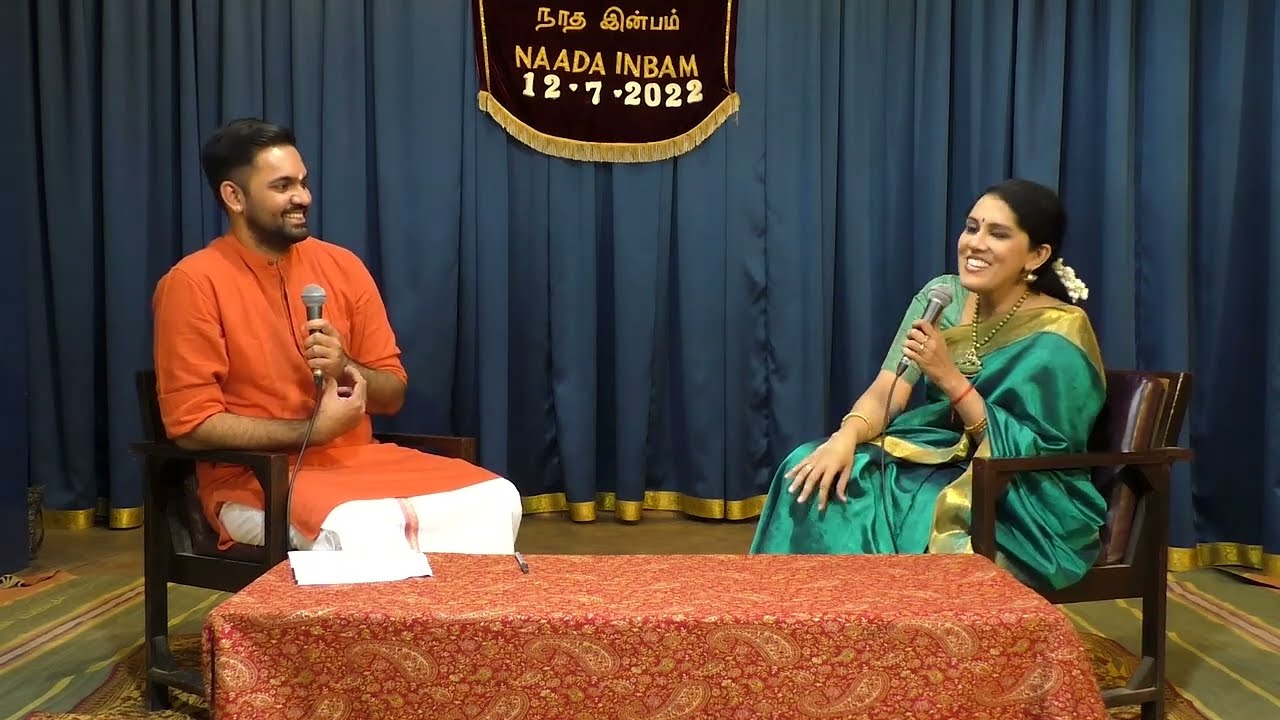 "Music talks" - 3 - Interview of Vidushi Amritha Murali by Vidwan Ashwath Narayanan at Naada Inbam.