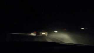 preview picture of video 'Toyota Mark II vs Skyline Winter night drift Abakan'