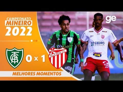 Gols e lances de América-MG x Vila Nova-MG