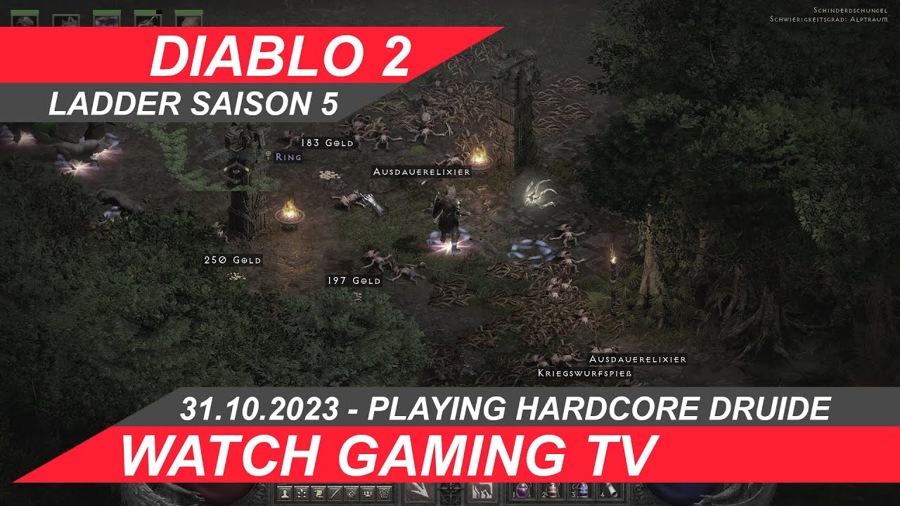 #diablo2resurrected Druide Ladder Saison5 Hardcore PART21 #GAMEPLAYS #DEUTSCH