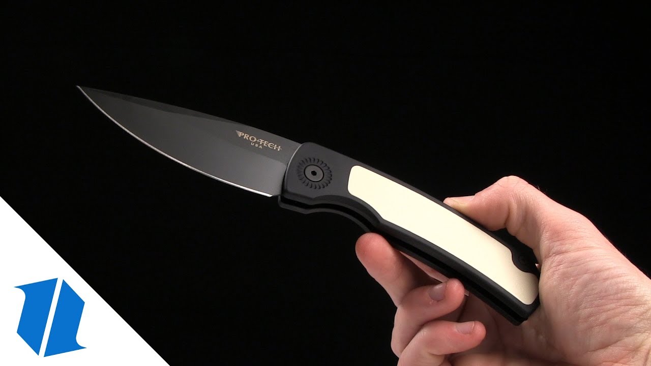 Pro-Tech Magic 2 "Whiskers" Automatic Knife Tuxedo Micarta (3.75" Black) M2652