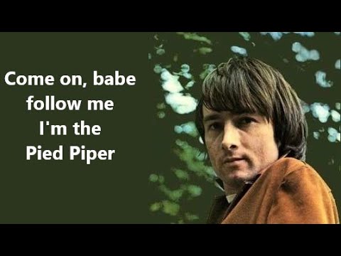 Crispian St. Peters -  The Pied Piper (with lyrics)