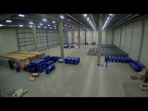 Installation of BITO PRO pallet racking at Scanoffice Solar