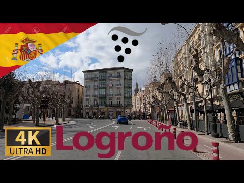 CONDUCIENDO EN LOGROÑO, LA RIOJA, ESPAÑA I 4K 60fps
