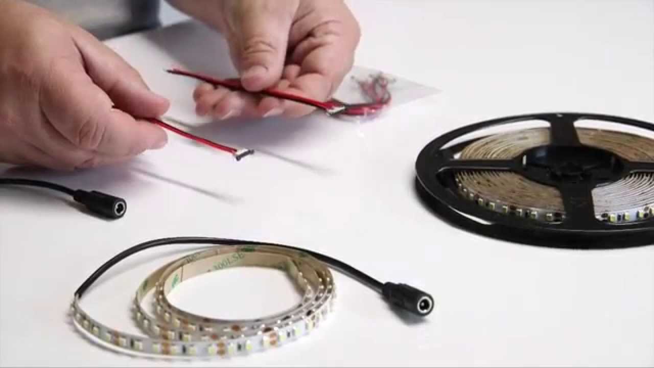 Watch video How to cut, connect & power LED Strip Lighting Now How to cut, connect & power LED Strip Lighting