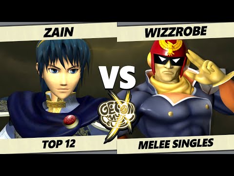 GOML X - Zain (Marth) Vs. Wizzrobe (Captain Falcon) Smash Melee - SSBM