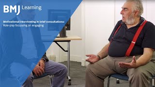 Motivational interviewing in brief consultations: role-play focussing on engaging