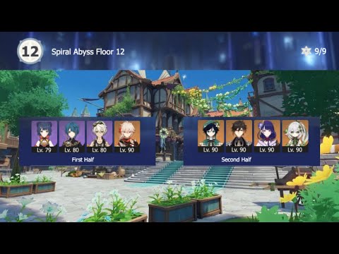 The ARCHONS and the NATIONAL TEAM vs the SPIRAL ABYSS FLOOR 12 (9 stars) | Genshin Impact 3.5