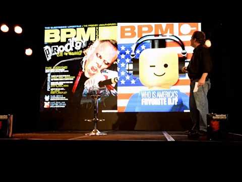 Rave Author/Publisher/Photojournalist Michael Tullberg speaks at EDMbiz, 6/15/2016