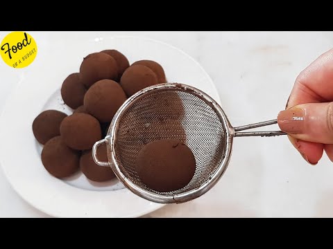 The one and only successful chocolate truffle recipe.only 2 (ingredients).