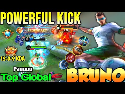 BRUNO BEST BUILD IN 2022 | TOP GLOBAL BRUNO Pauuuu - MOBILE LEGENDS